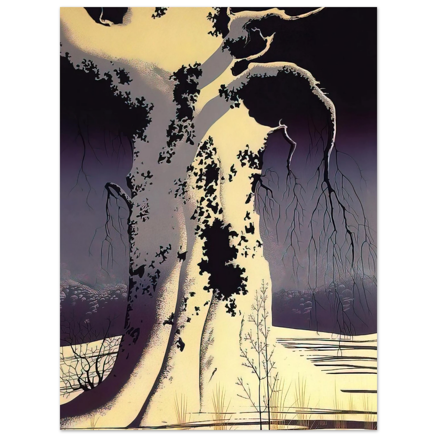 Eyvind Earle - Black Oak Fine Art Poster - Default Title