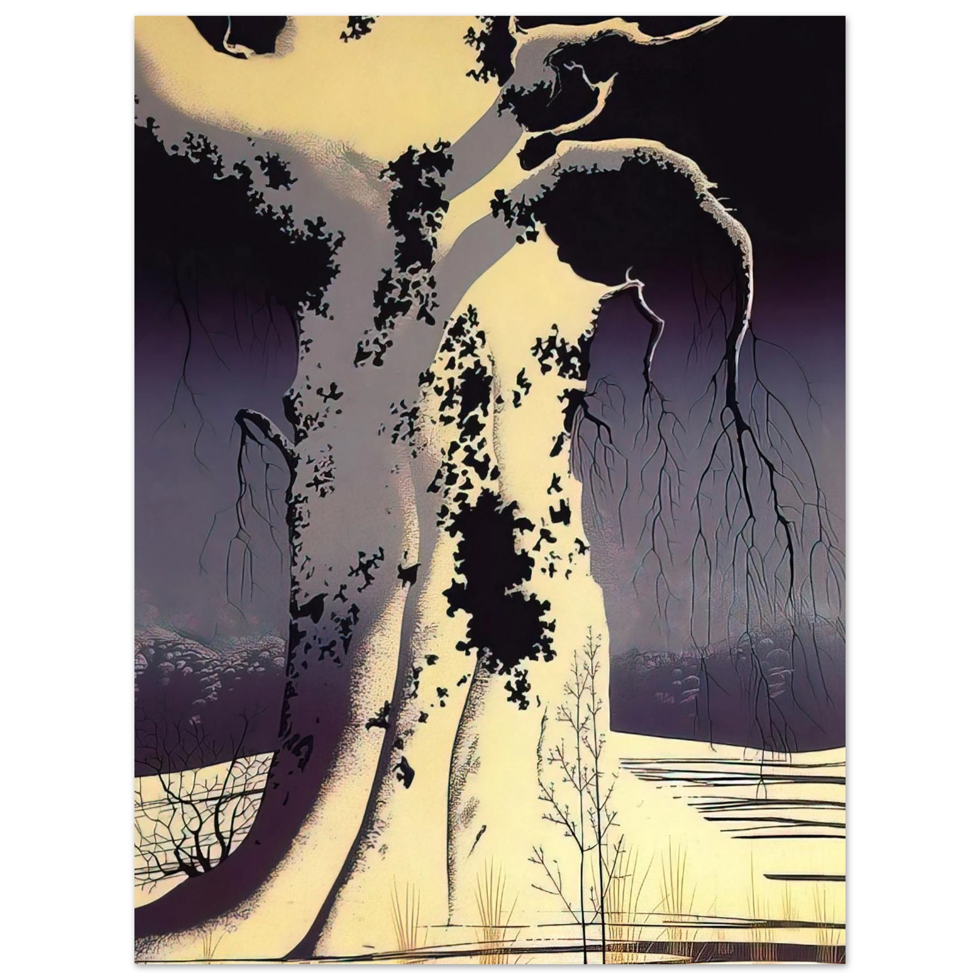 Eyvind Earle - Black Oak Fine Art Poster - Default Title