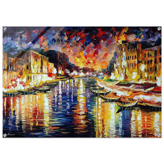 Leonid Afremov - Leonid Afremov Acrylic Print - 70x100 cm / 28x40″ inches | Leonid Afremov Wall Art | Leonid Afremov Prints