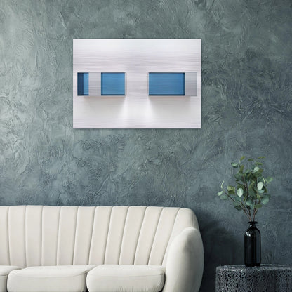 Untitled 88-28 AB Menziken - 1988 - Donald Judd Brushed Aluminum Print - 70x100 cm / 28x40 inches | Donald Judd Aluminum Print | Donald Judd Prints