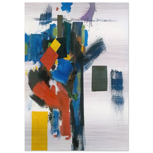 Heraldic Call - Hans Hofmann Brushed Aluminum Print - 70x100 cm / 28x40 inches | Hans Hofmann Aluminum Print | Hans Hofmann Prints