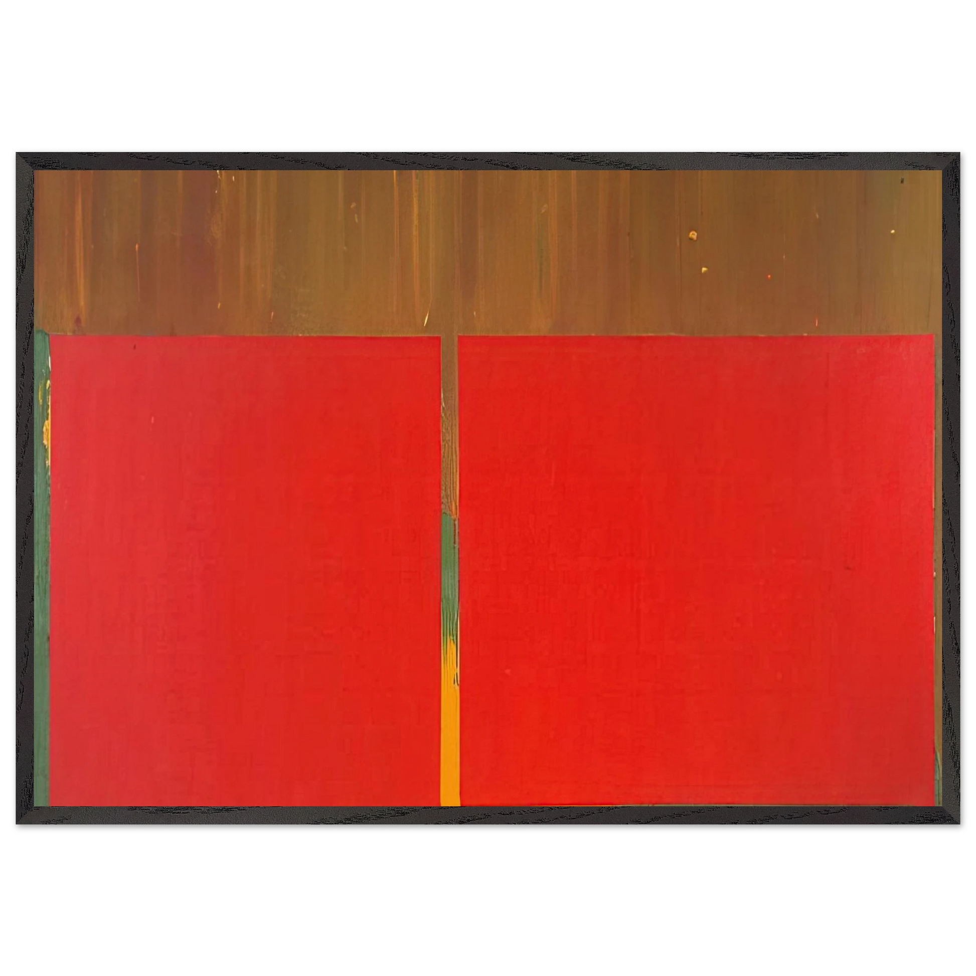 17 3 69 - 1969 - John Hoyland Framed Art Print – Black Wooden Frame - Default Title - -Framed Art Print