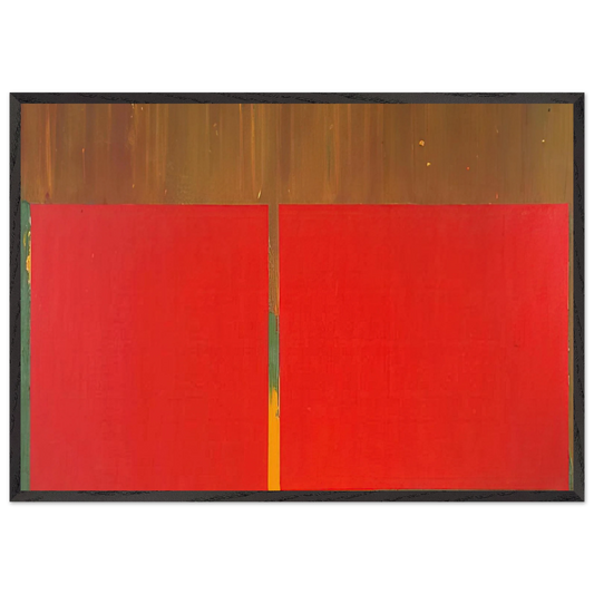 17 3 69 - 1969 - John Hoyland Framed Art Print – Black Wooden Frame - Default Title - -Framed Art Print