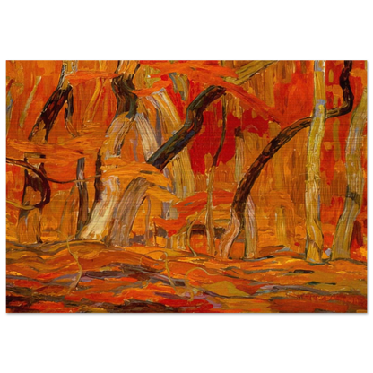 Maple Woods, Algoma - 1920 - A.Y. Jackson Brushed Aluminum Print - 70x100 cm / 28x40 inches | A.Y. Jackson Aluminum Print | A.Y. Jackson Prints