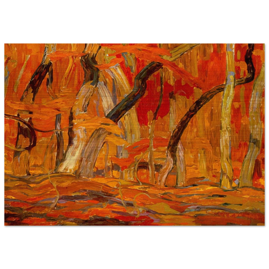 Maple Woods, Algoma - 1920 - A.Y. Jackson Brushed Aluminum Print - 70x100 cm / 28x40 inches | A.Y. Jackson Aluminum Print | A.Y. Jackson Prints