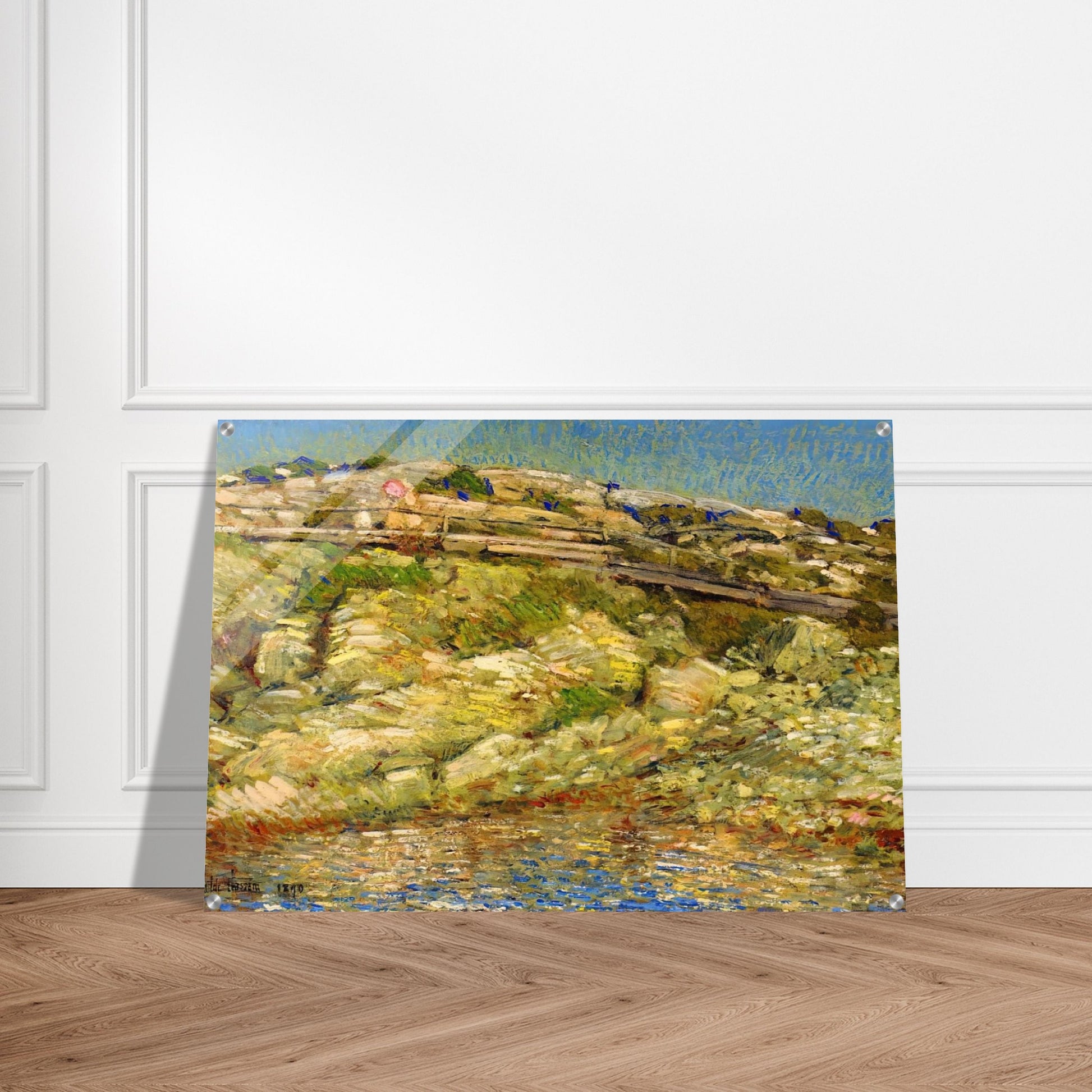 Walk Around the Island - Childe Hassam Acrylic Print - 70x100 cm / 28x40″ inches