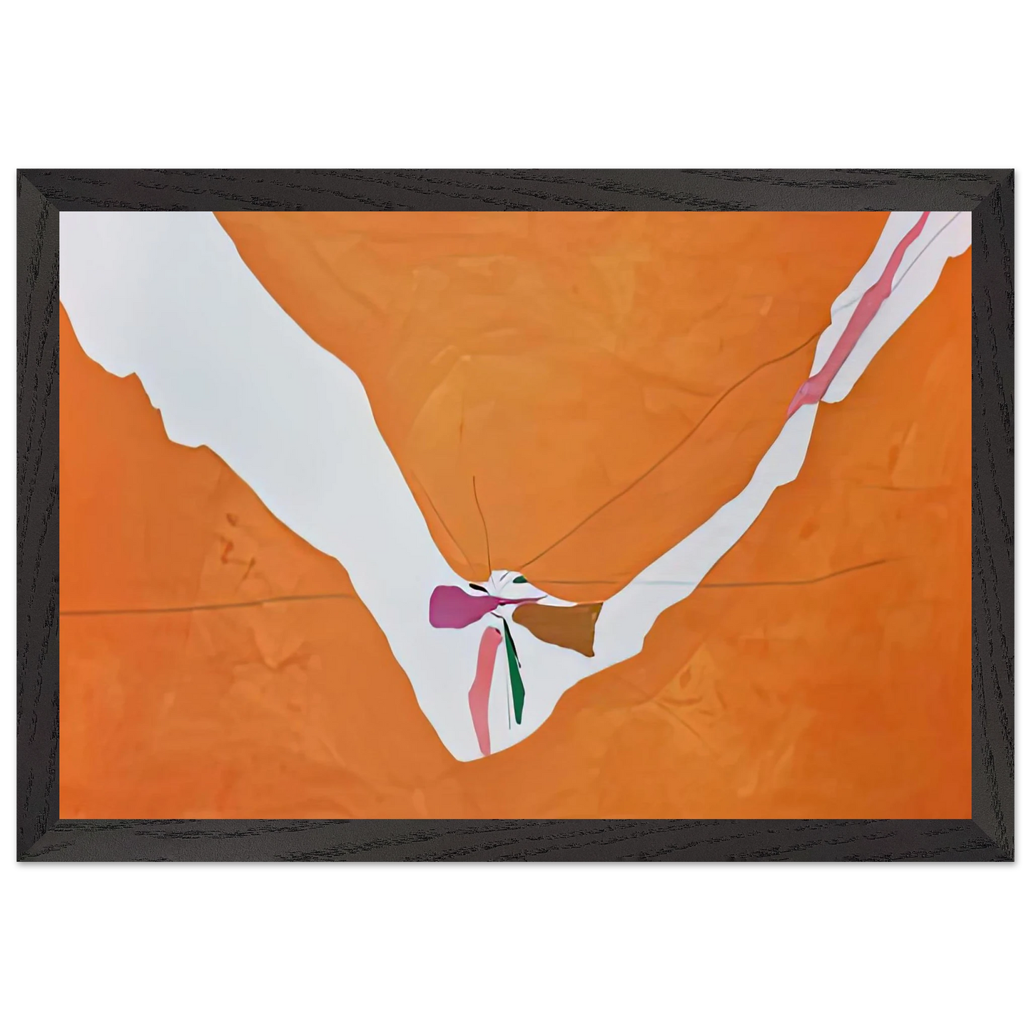 Helen Frankenthaler - Chairman of the Board, 1971- Wall Art - 60x80 cm / 24x32 inches - Premium Wooden Framed Poster With Fine Art Paper - White frame