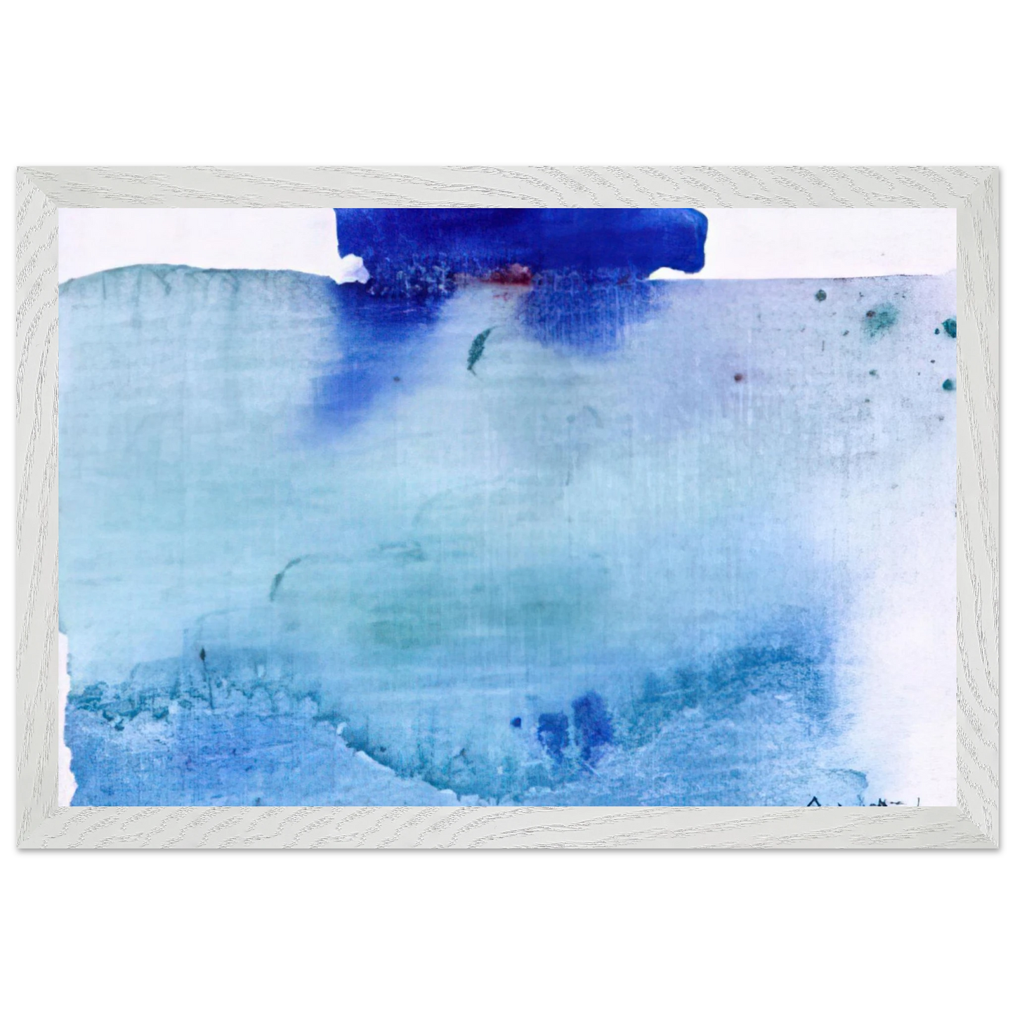Helen Frankenthaler - Untitled - 1982 Wall art - A1 (59.4 x 84.1  cm) - Premium Wooden Framed Poster With Fine Art Paper - Wood frame