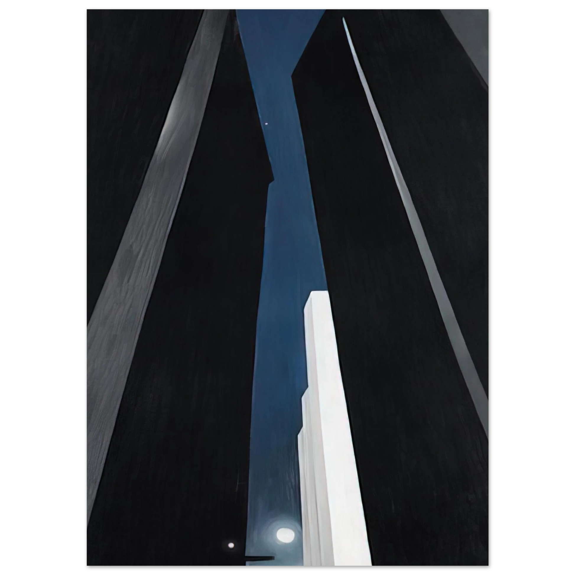 Georgia O'Keeffe - City Night Fine Art Poster - 75x100 cm / 30x40 inches