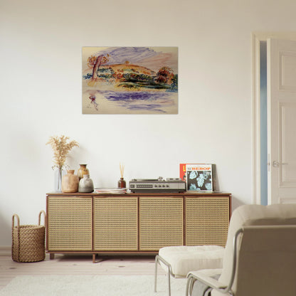 Landscape - Pierre-Auguste Renoir Brushed Aluminum Print - 70x100 cm / 28x40 inches | Pierre-Auguste Renoir Aluminum Print | Pierre-Auguste Renoir Prints