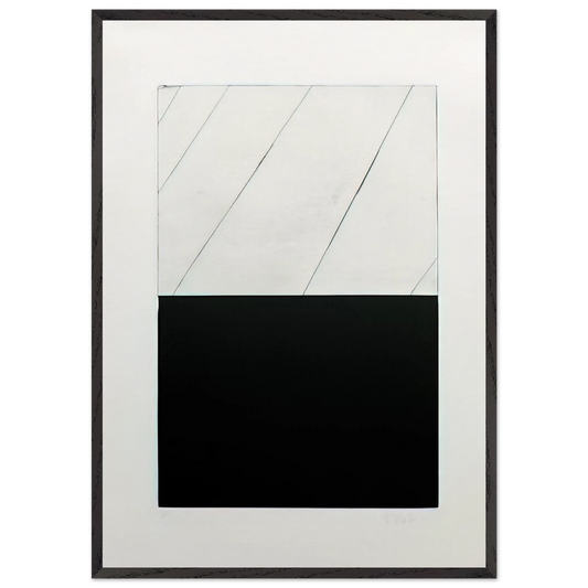 Adriatics A - 1973 - Brice Marden Framed Art Print – Black Wooden Frame - Default Title - -Framed Art Print