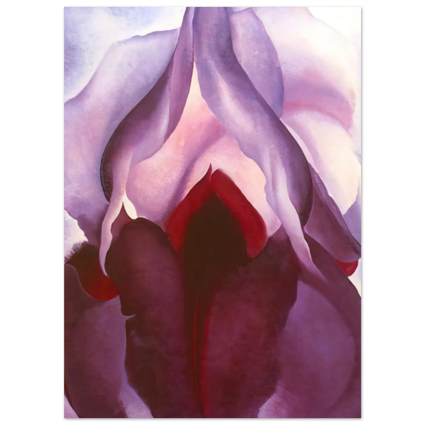 Georgia O'Keeffe - Flower of Life II Fine Art Poster - 40x60 cm / 16x24 inches