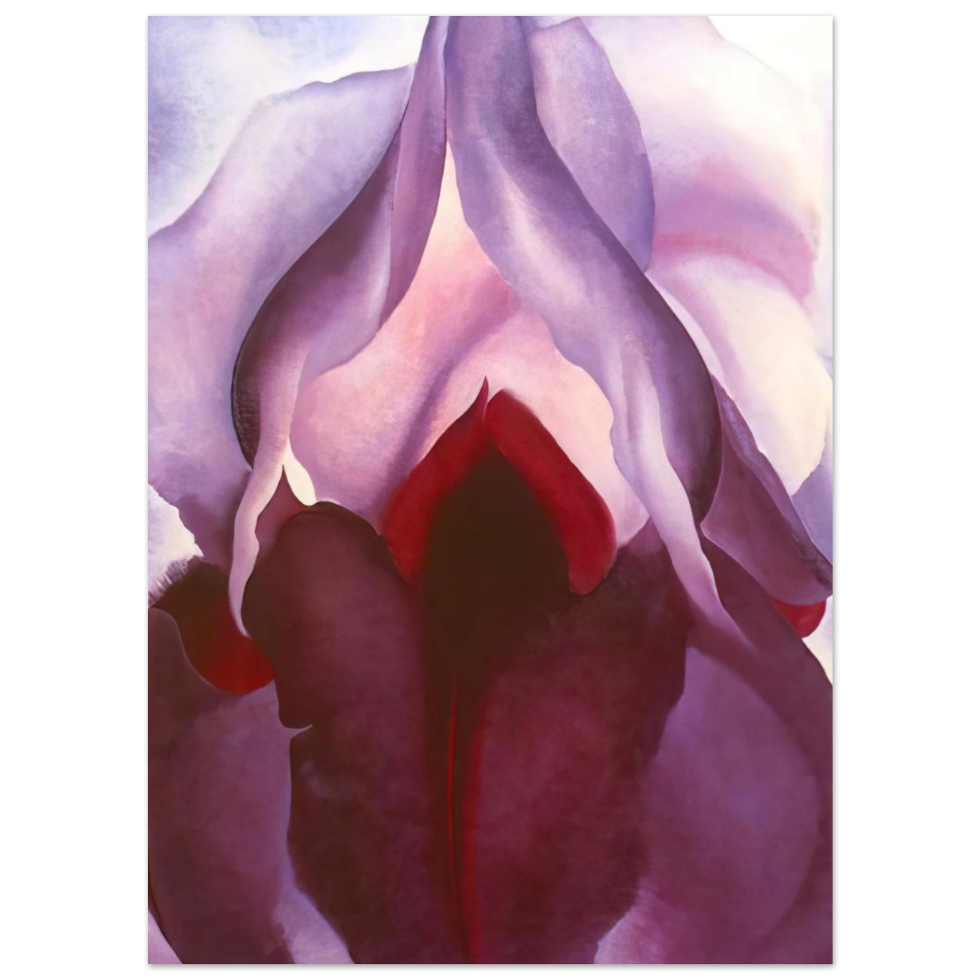 Georgia O'Keeffe - Flower of Life II Fine Art Poster - 40x60 cm / 16x24 inches