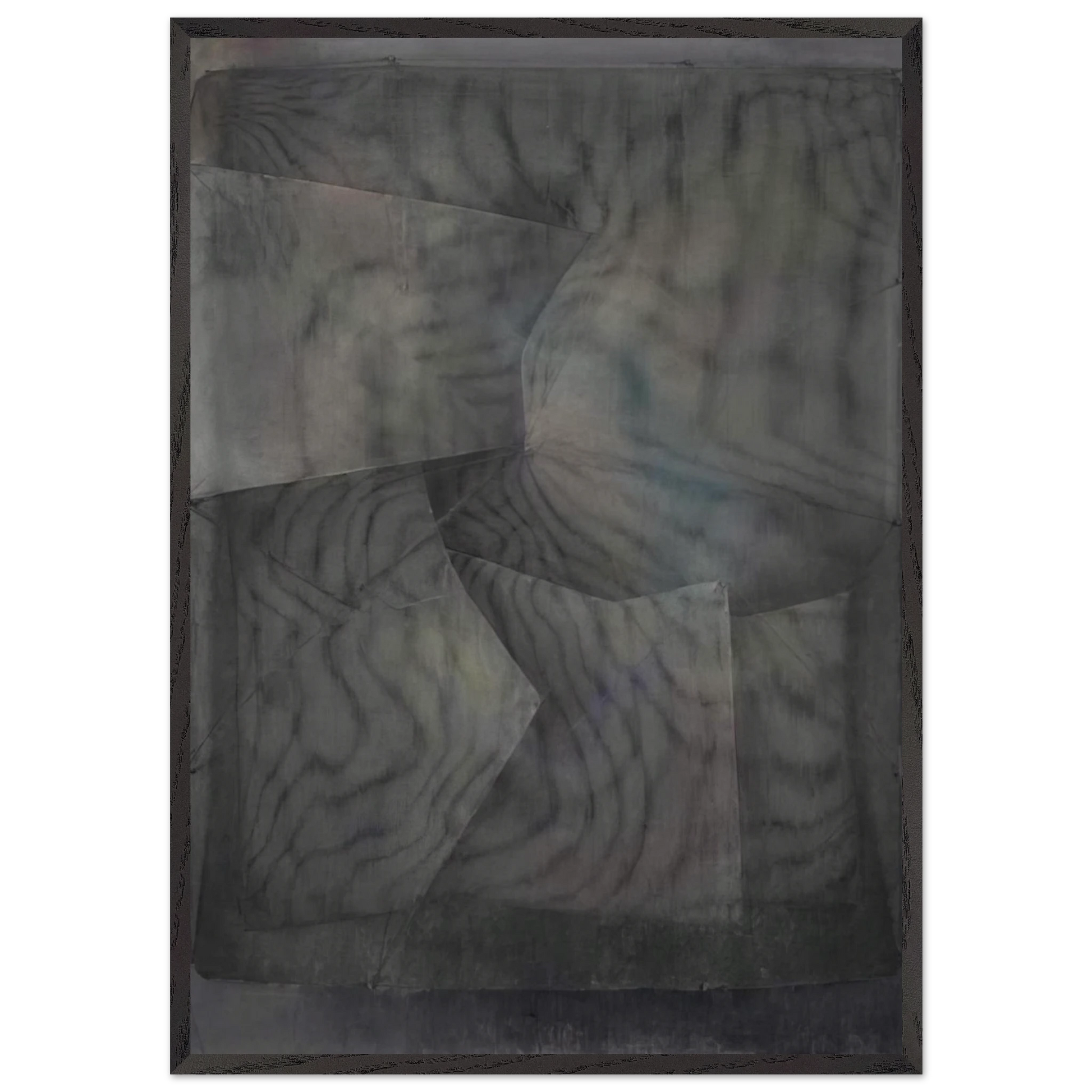 La voz de la luz 1 III - 1989 - Manuel Rivera Framed Art Print – Black Wooden Frame - Default Title - -Framed Art Print