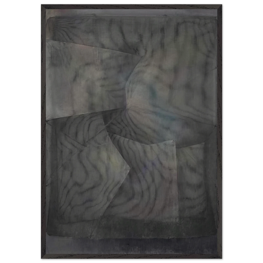 La voz de la luz 1 III - 1989 - Manuel Rivera Framed Art Print – Black Wooden Frame - Default Title - -Framed Art Print