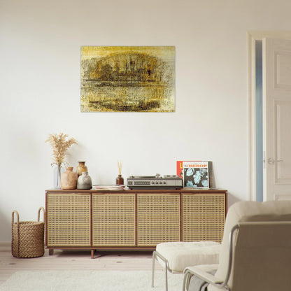 Geinrust Farm, Compositional Study - Piet Mondrian Brushed Aluminum Print - 70x100 cm / 28x40 inches | Piet Mondrian Aluminum Print | Piet Mondrian Prints