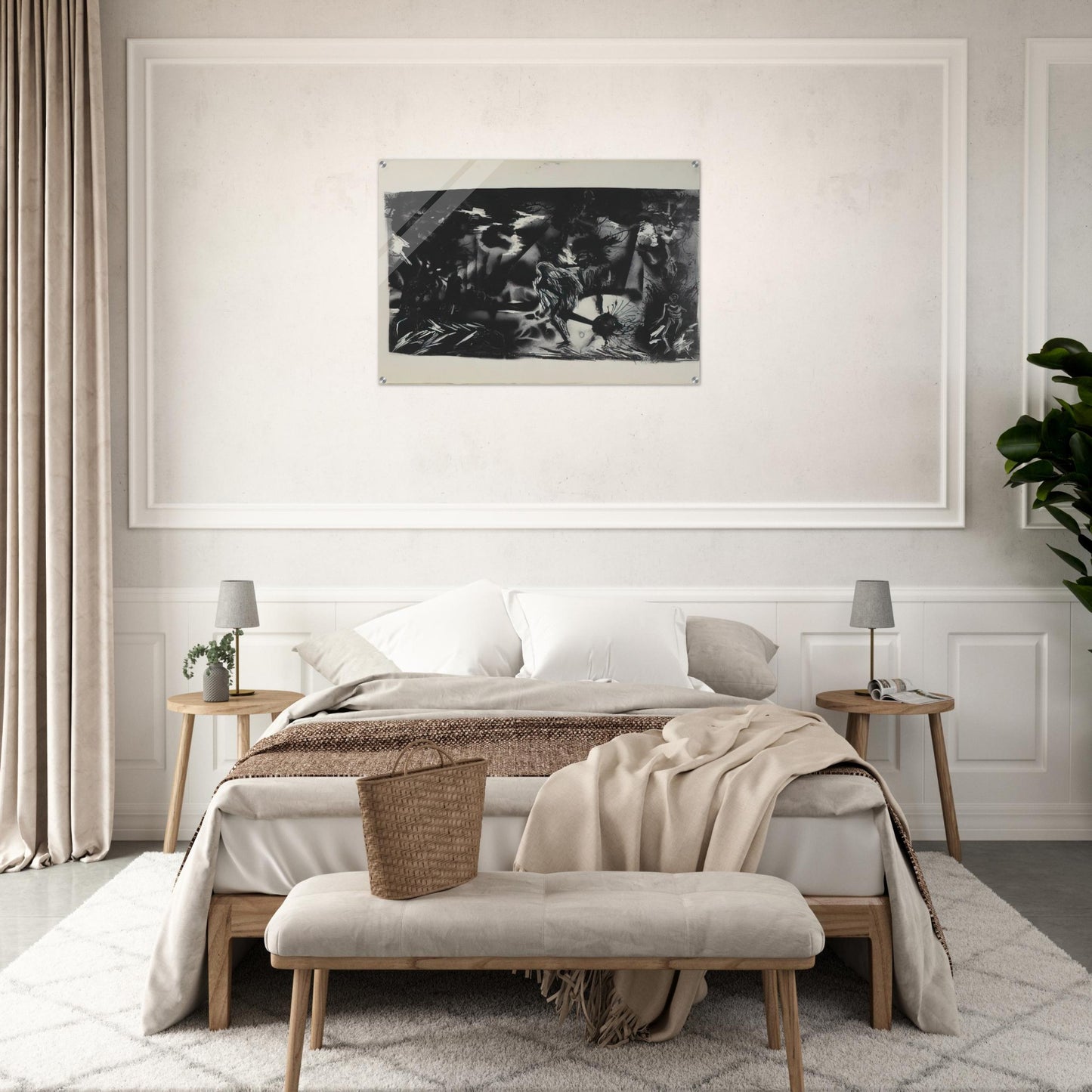 FIGURES IN A LANDSCAPE - Jackson Pollock Acrylic Print - 70x100 cm / 28x40″ inches | Jackson Pollock Wall Art | Jackson Pollock Prints