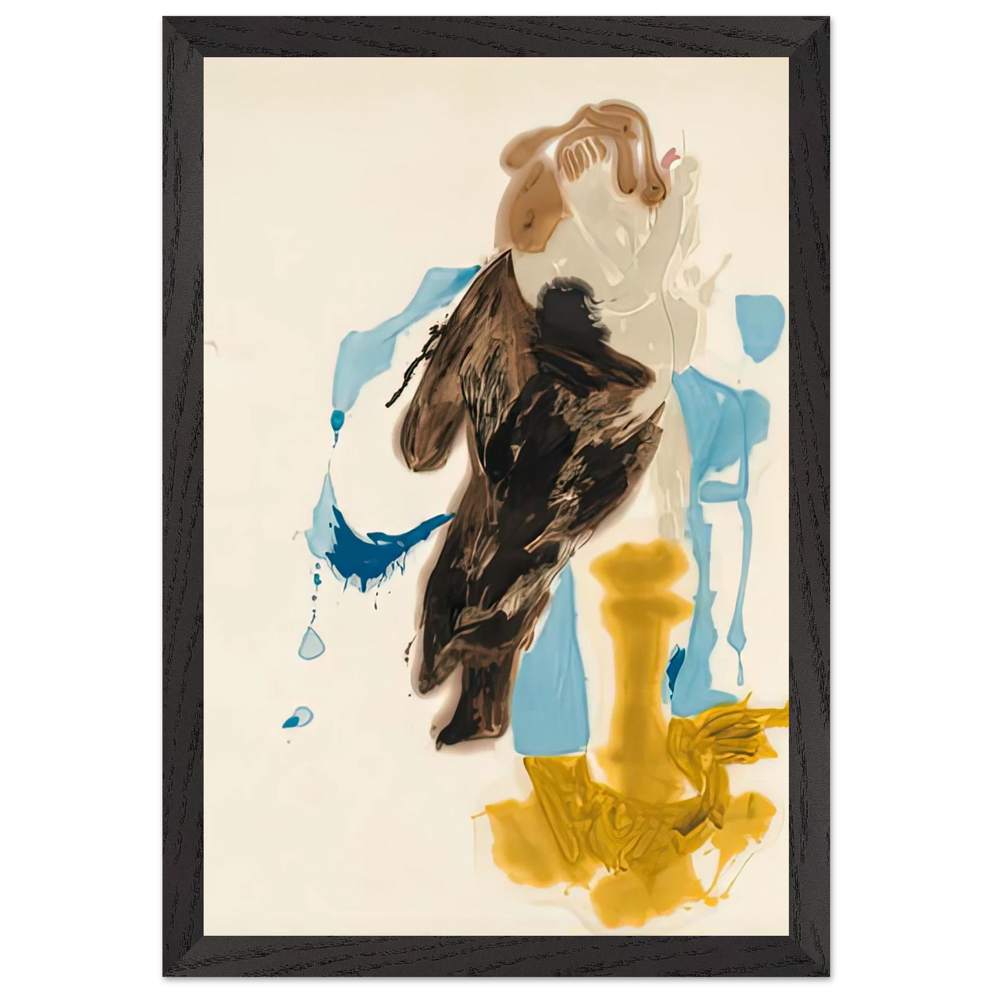 Helen Frankenthaler - After Rubens, 1961- Wall Art - 21x29.7 cm / 8x12" - Premium Wooden Framed Poster With Fine Art Paper - Wood frame