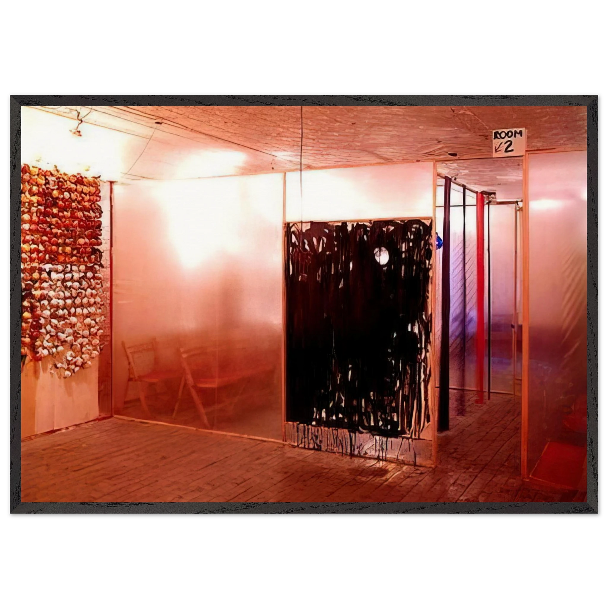 18 Happenings in 6 Parts - Allan Kaprow Framed Art Print – Black Wooden Frame - Default Title - -Framed Art Print