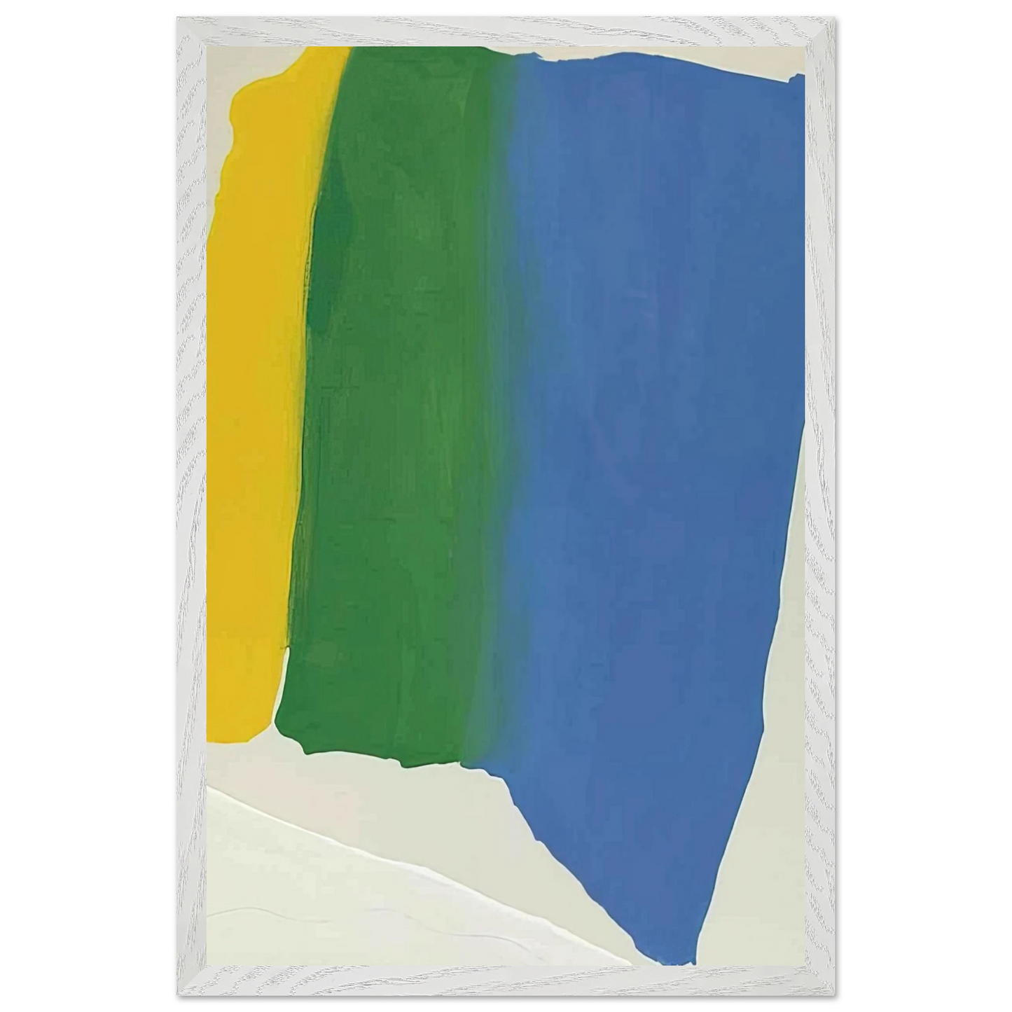 Helen Frankenthaler - Summer Insignia - 1969 Wall art - 50x70 cm / 20x28 inches - Premium Wooden Framed Poster With Fine Art Paper - Wood frame