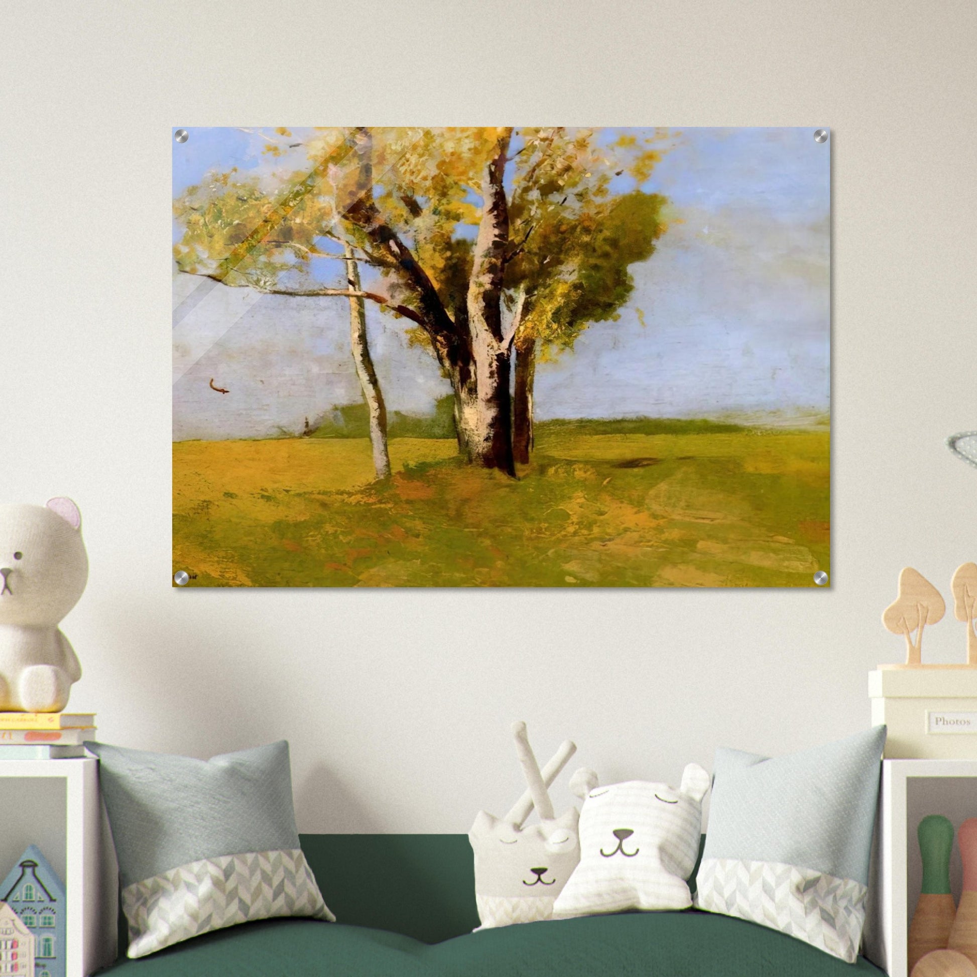 TREES - Odilon Redon Acrylic Print - 70x100 cm / 28x40″ inches | Odilon Redon Wall Art | Odilon Redon Prints