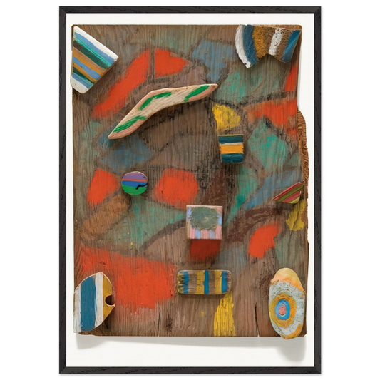 Untitled - 1978 N6 - Betty Parsons Framed Art Print – Black Wooden Frame - Default Title - -Framed Art Print