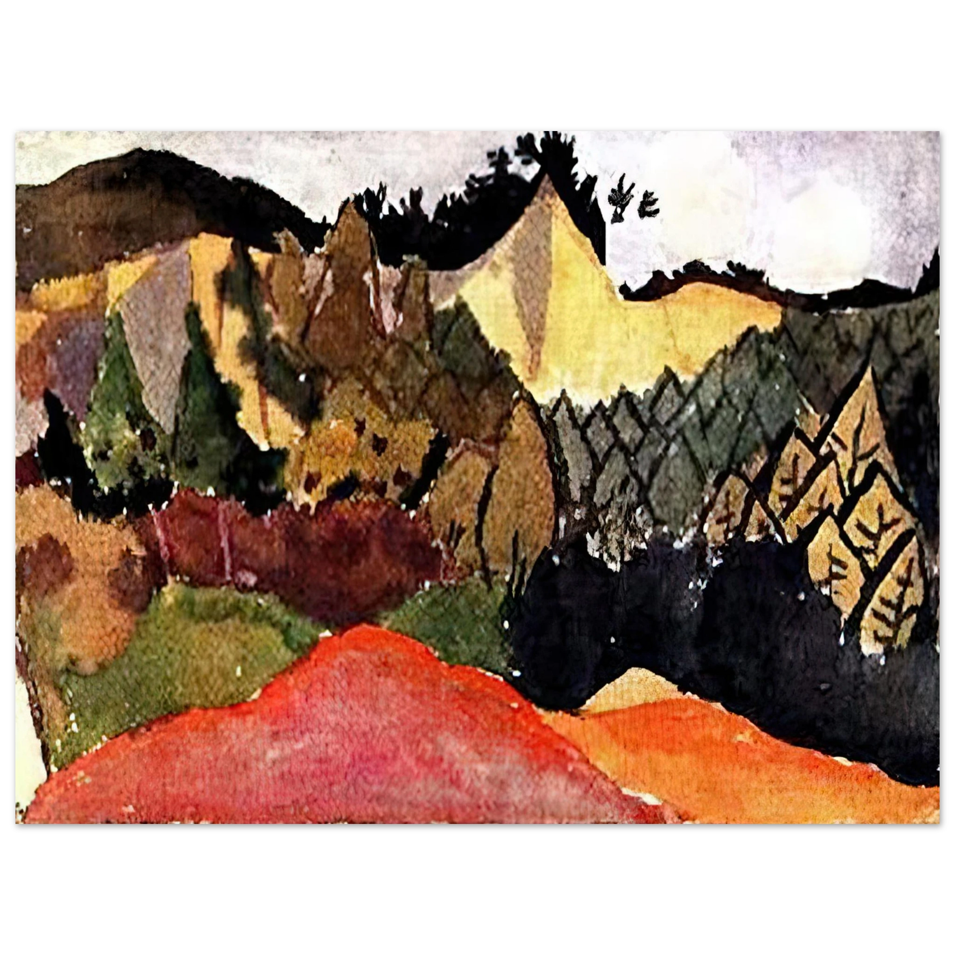 Paul Klee - IN THE QUARRY Fine Art Poster - Default Title