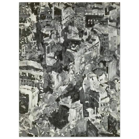 Gerhard Richter - TOWNSCAPE PARIS 1968 Fine Art Poster - Default Title