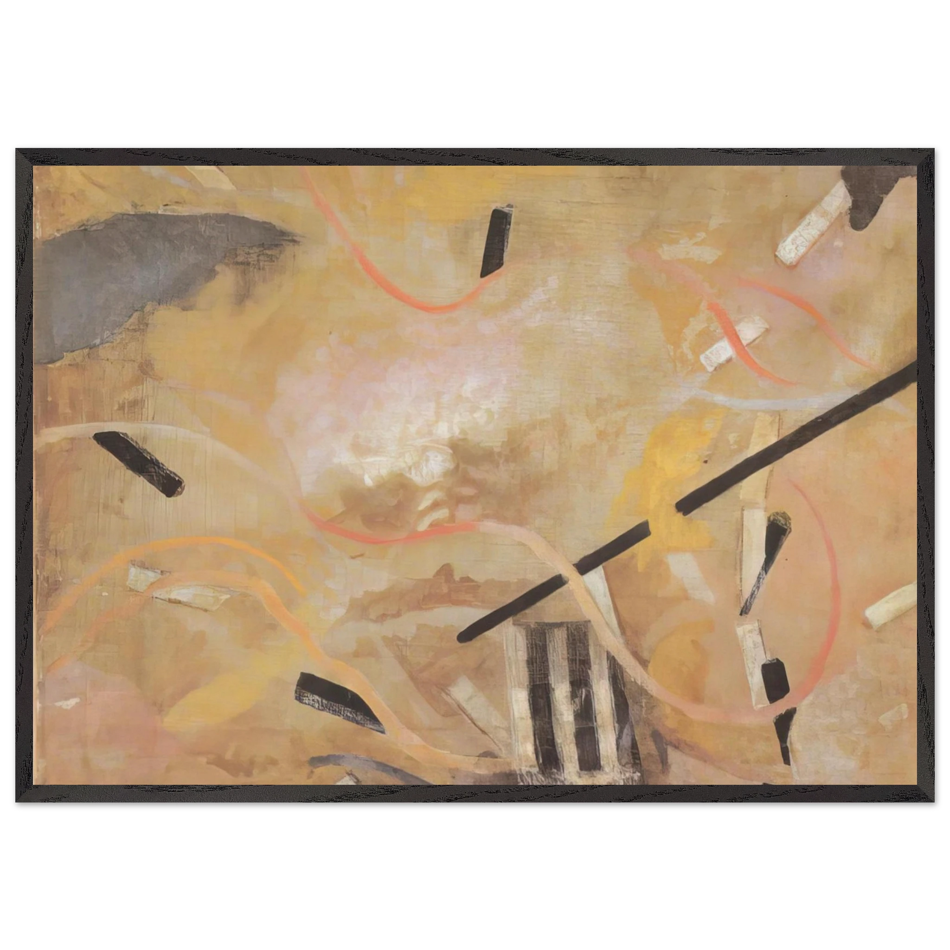 The tendency of aesthetic idealism - 1918 - Julius Evola Framed Art Print – Black Wooden Frame - Default Title - -Framed Art Print