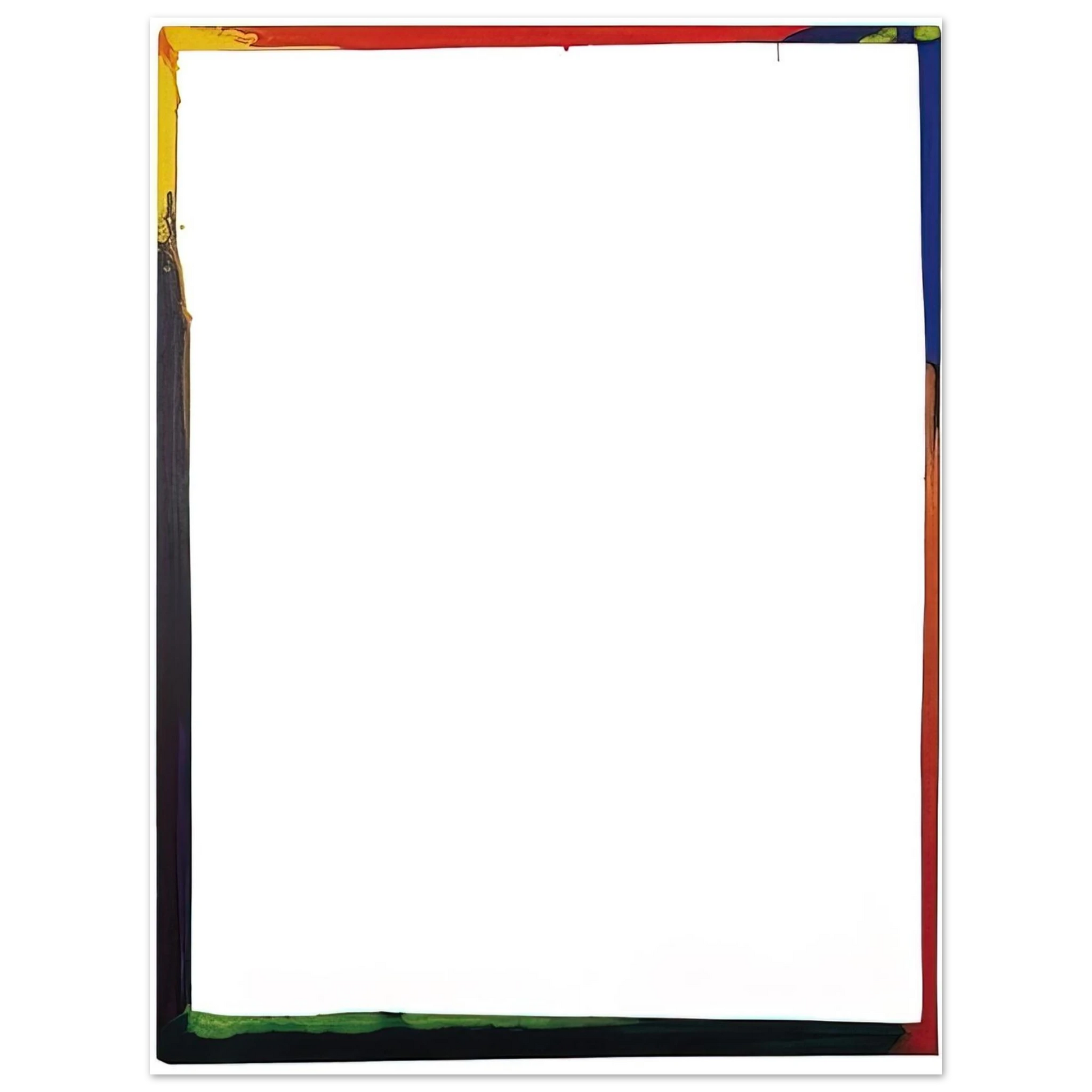 Sam Francis - Acrylic on canvas Fine Art Poster - Default Title