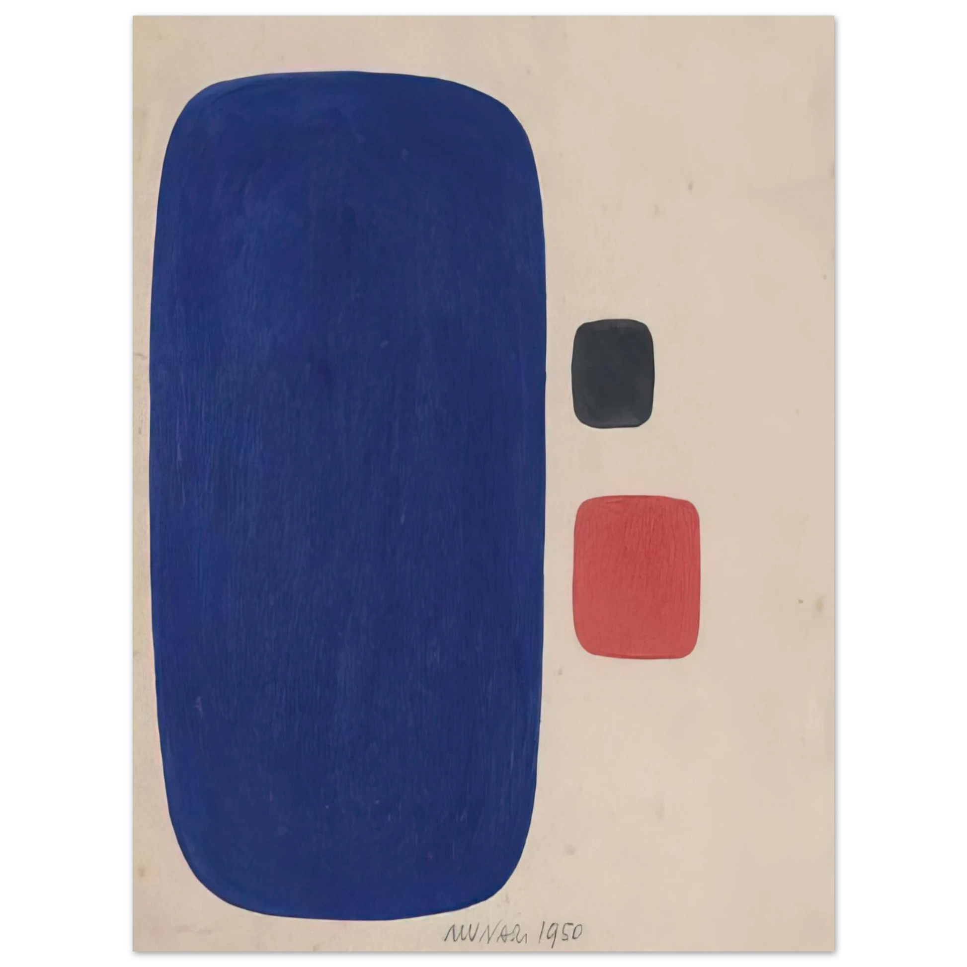 Bruno Munari - Composizione - 1950 Fine Art Poster - Default Title