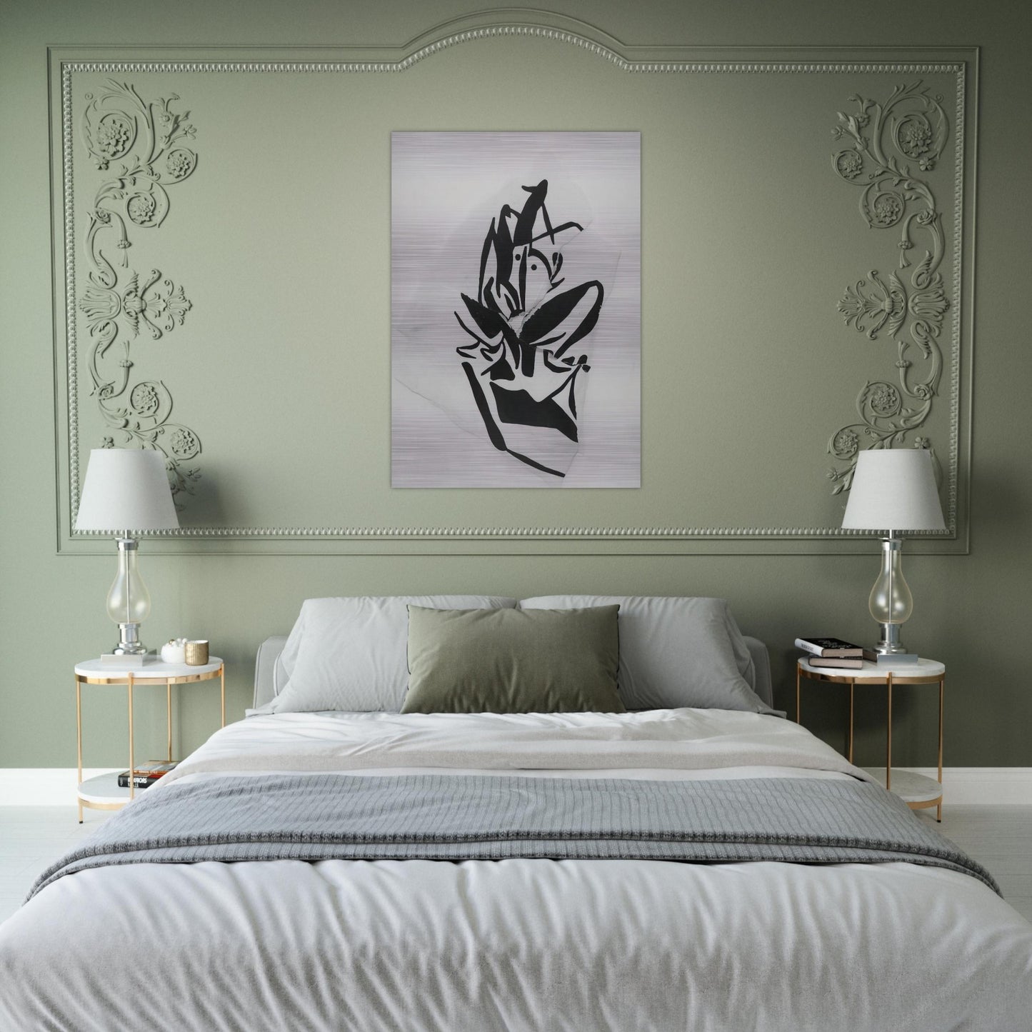 Torn-Up Woodcut - Jean Arp Brushed Aluminum Print - 70x100 cm / 28x40 inches | Jean Arp Aluminum Print | Jean Arp Prints