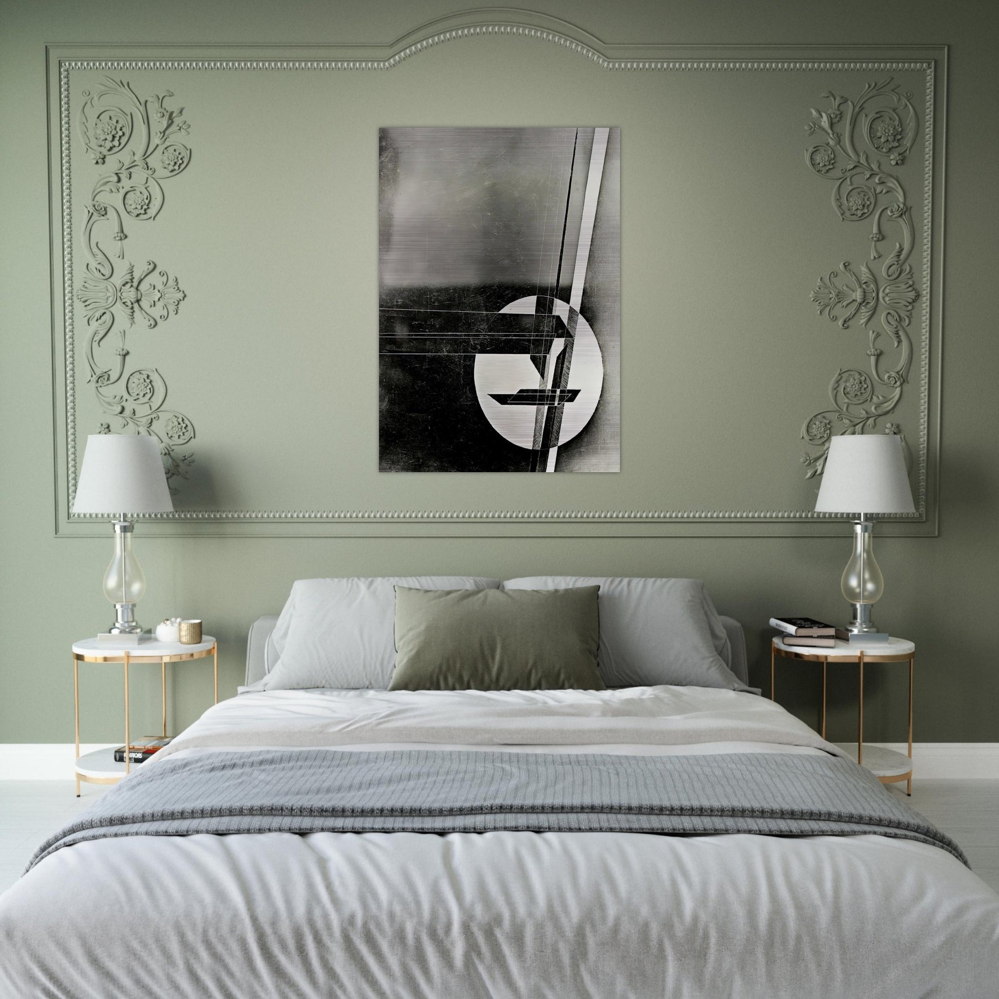 Composition - Laszlo Moholy-Nagy Brushed Aluminum Print - 70x100 cm / 28x40 inches | Laszlo Moholy-Nagy Aluminum Print | Laszlo Moholy-Nagy Prints