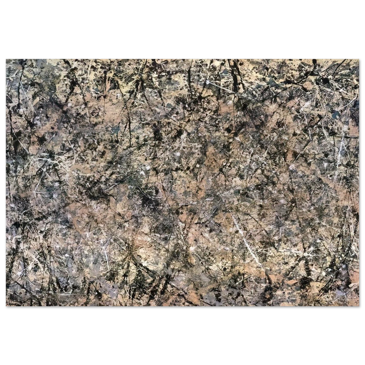 NUMBER 1 LAVENDER MIST 1950 1 - Jackson Pollock Brushed Aluminum Print - 70x100 cm / 28x40 inches | Jackson Pollock Aluminum Print | Jackson Pollock Prints