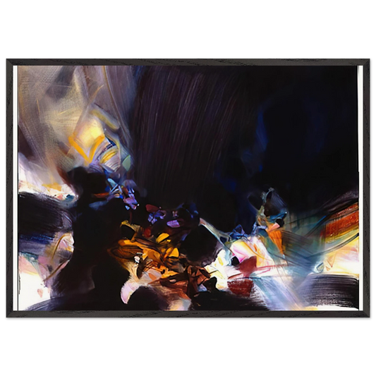 RITUELS 1996 - Chu teh Chun Framed Art Print – Black Wooden Frame - Default Title - -Framed Art Print