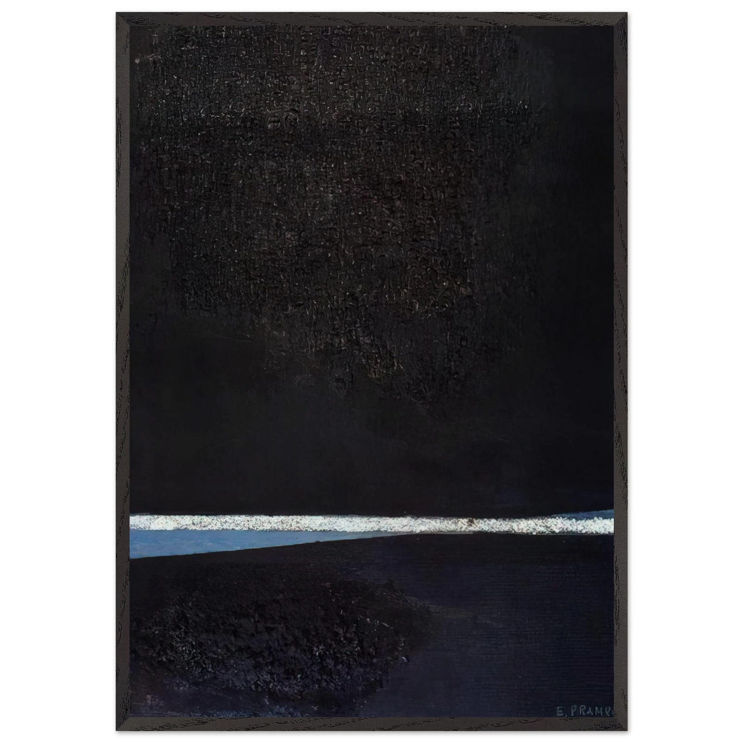 ASTRAZIONE PLASTICA X 1955 - Enrico Prampolini Framed Art Print – Black Wooden Frame - Default Title - -Framed Art Print