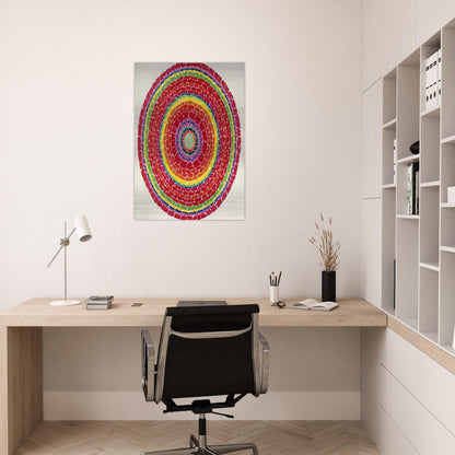 SPRINGTIME IN WASHINGTON 1971 - Alma Woodsey Thomas Brushed Aluminum Print - 70x100 cm / 28x40 inches | Alma Woodsey Thomas Aluminum Print | Alma Woodsey Thomas Prints