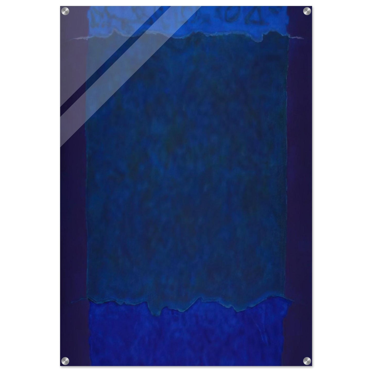 Infinity Fields, Lefkada Series - 1980 - Theodoros Stamos Acrylic Print - 70x100 cm / 28x40″ inches | Theodoros Stamos Wall Art | Theodoros Stamos Prints