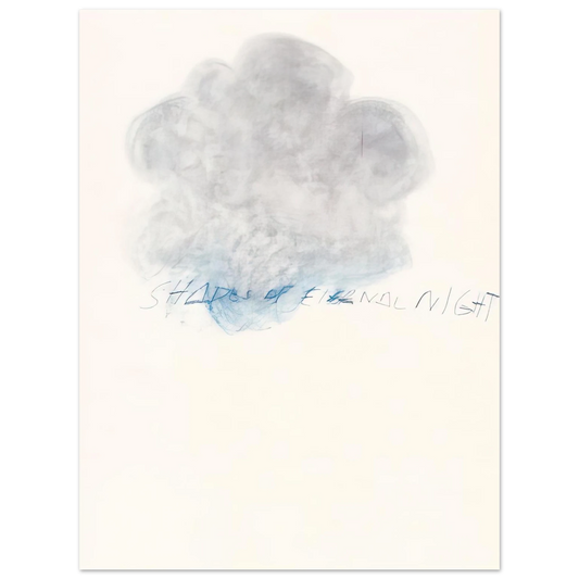 Cy Twombly - Fifty Days at Iliam. Shades of Eternal Night Fine Art Poster - Default Title