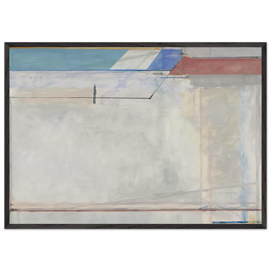 Ocean Park 63 - Richard Diebenkorn Framed Art Print – Black Wooden Frame - Default Title - -Framed Art Print