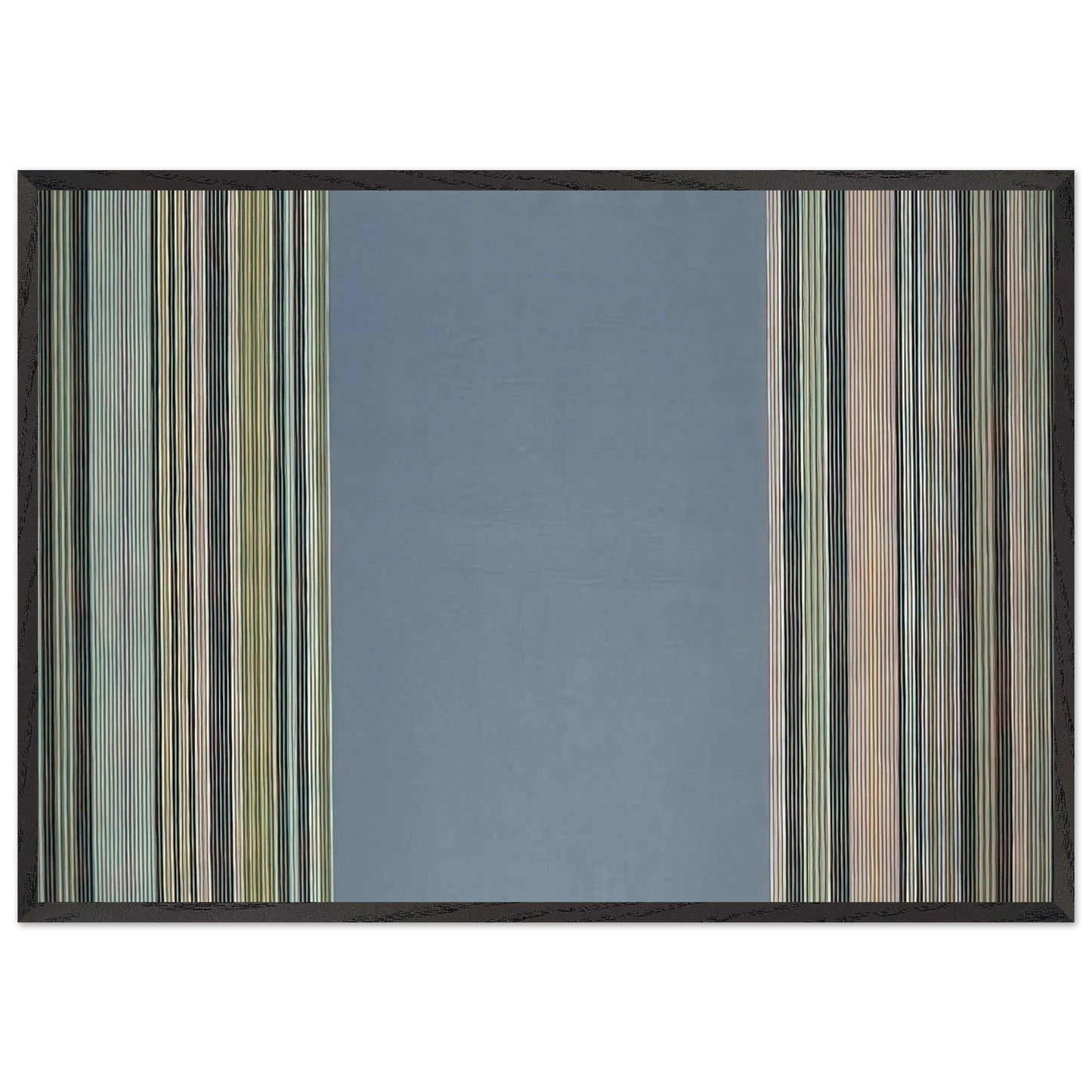 Prince Albert - 1978 - Gene Davis Framed Art Print – Black Wooden Frame - Default Title - -Framed Art Print