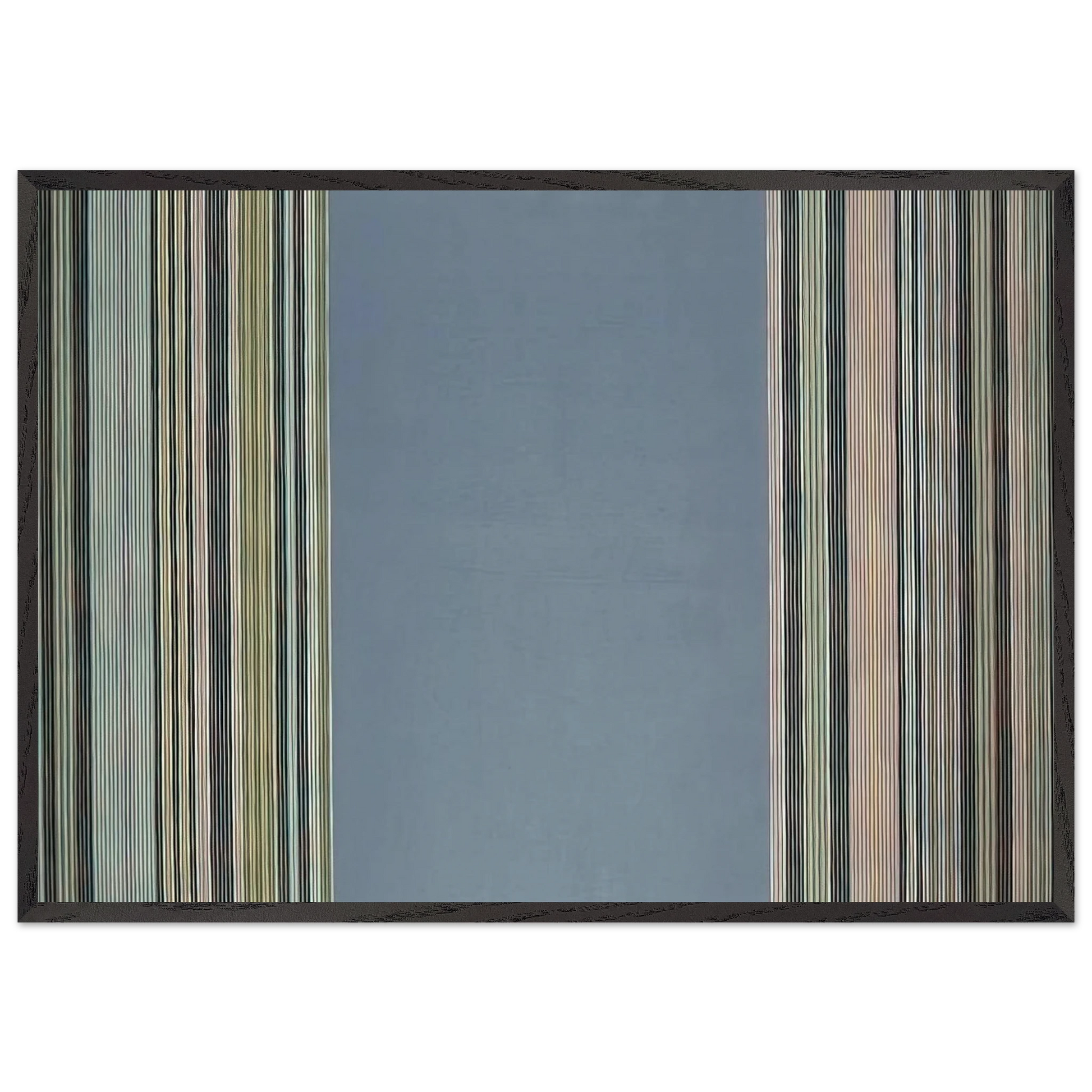 Prince Albert - 1978 - Gene Davis Framed Art Print – Black Wooden Frame - Default Title - -Framed Art Print