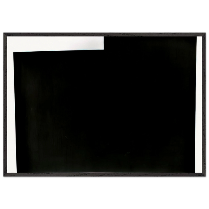 PITTSBURGH 1985 - Richard Serra 70x100 cm / 28x40 inches Framed Art Print – Black Wooden Frame