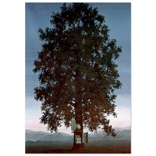 THE VOICE OF BLOOD 1959 - Rene Magritte Brushed Aluminum Print - 70x100 cm / 28x40 inches | Rene Magritte Aluminum Print | Rene Magritte Prints