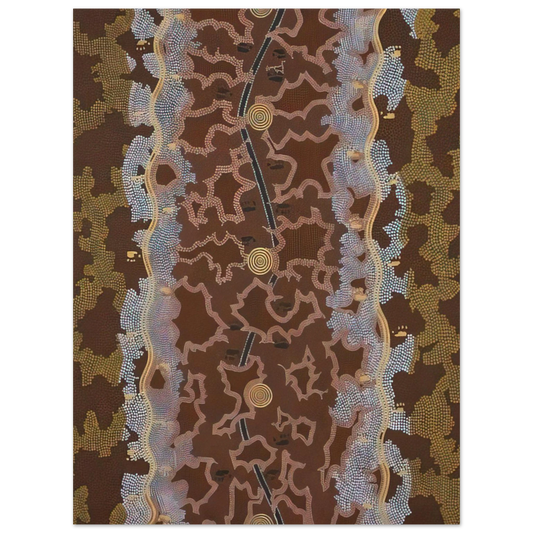 Clifford Possum Tjapaltjarri - Possum Dreaming at Napperby - 1979 Fine Art Poster - Default Title
