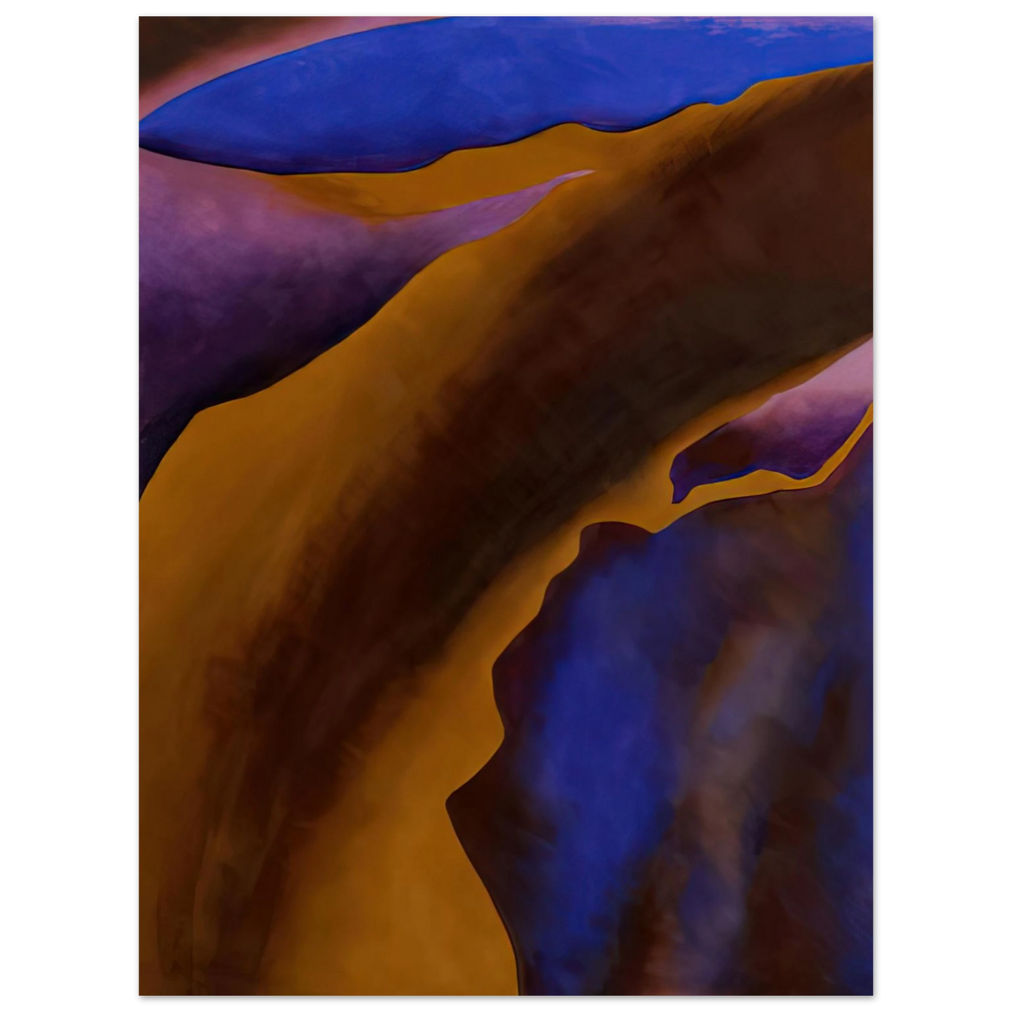 Georgia O'Keeffe - Only One Fine Art Poster - 13x18 cm / 5x7 inches