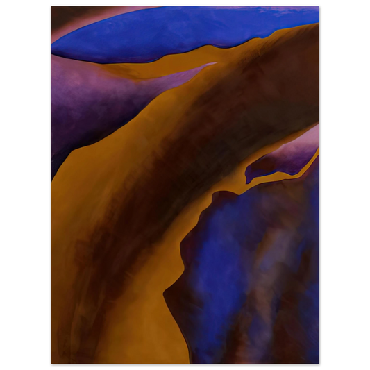 Georgia O'Keeffe - Only One Fine Art Poster - 13x18 cm / 5x7 inches