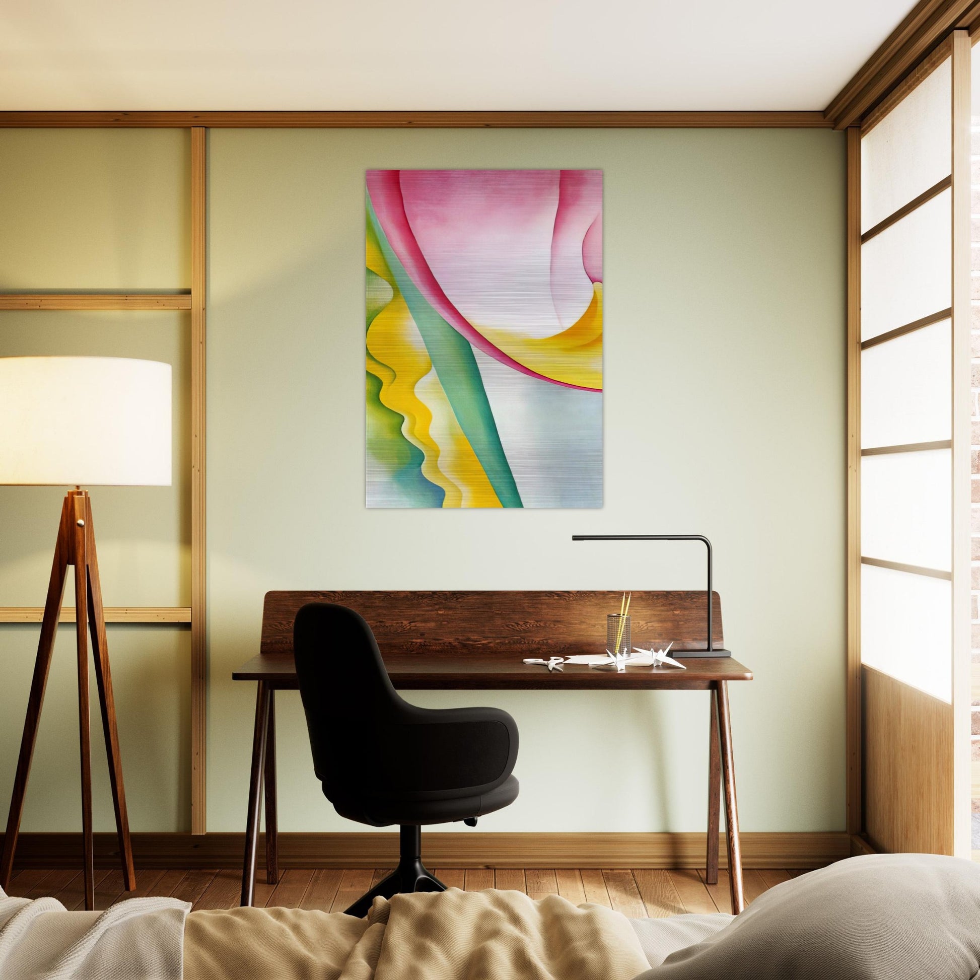 Abstraction No. 77  Tulip  - Georgia O'Keeffe Brushed Aluminum Print - 70x100 cm / 28x40 inches | Georgia O'Keeffe Aluminum Print | Georgia O'Keeffe Prints