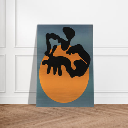Not far from the sun, the moon and the stars - Jean Arp Brushed Aluminum Print - 70x100 cm / 28x40 inches | Jean Arp Aluminum Print | Jean Arp Prints