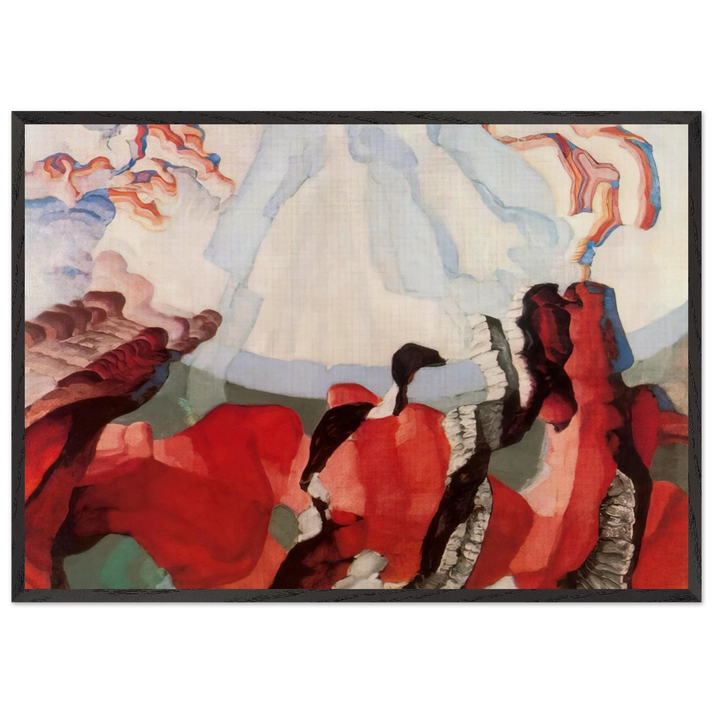 Creation - Frantisek Kupka 70x100 cm / 28x40 inches Framed Art Print – Black Wooden Frame